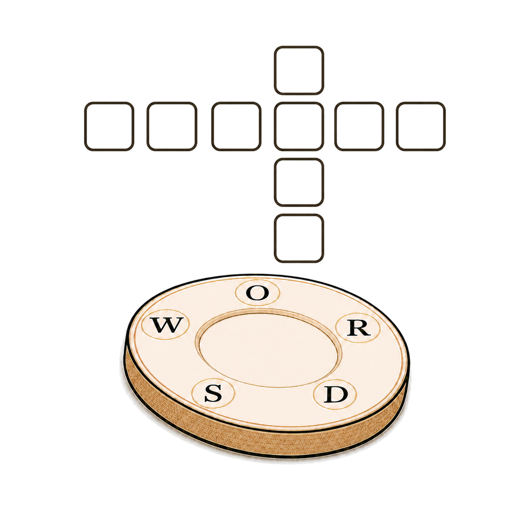 Pembroke Games WordWheel app icon showing a squirrel with a letter wheel